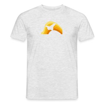 Aviation Aerospace Aviation - Men's T-Shirt - heather grey - Front - AI Model Male 178 dark (178cm)