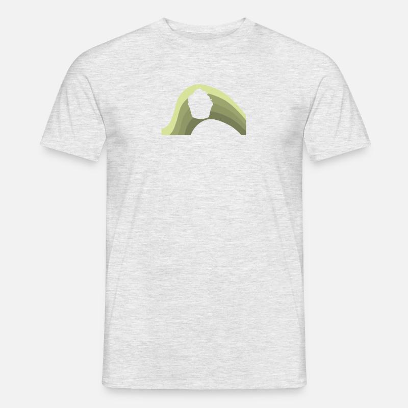 Törtchen Bäckerin - Männer T-Shirt - Grau meliert