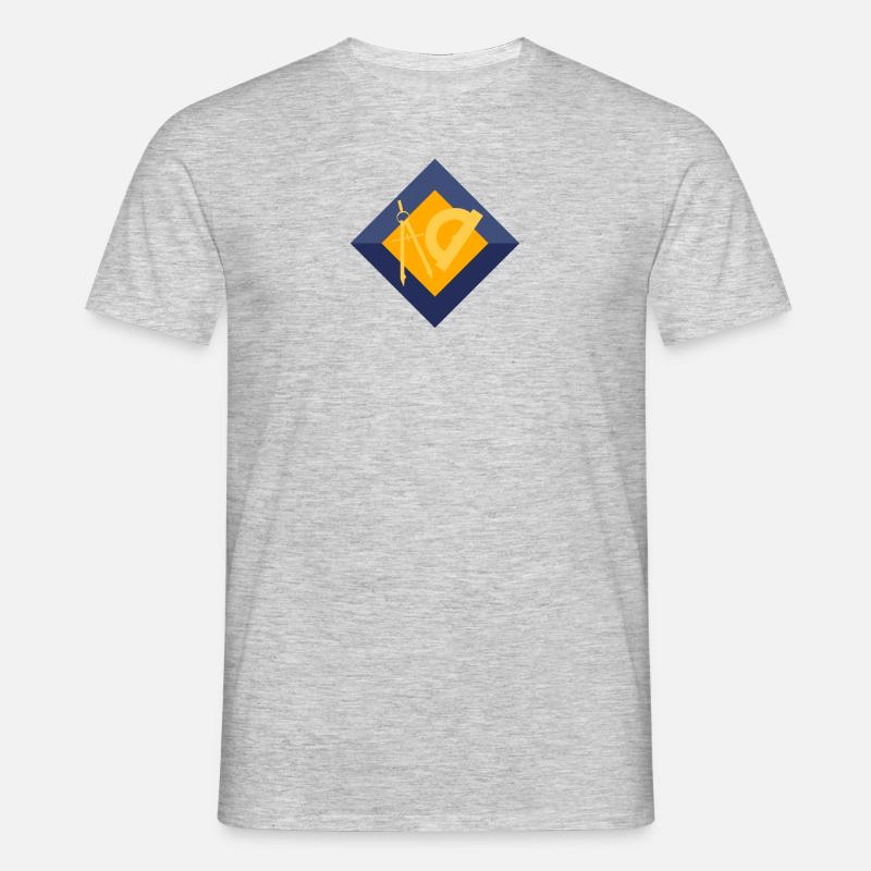 Architect, Construction, Engineer - Men's T-Shirt - heather grey