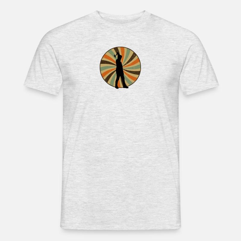 Axe Throwing Axt - Männer T-Shirt - Grau meliert