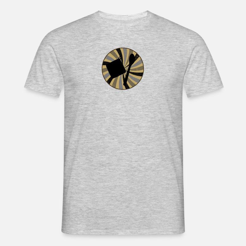 Backwaren Baking Backen - Männer T-Shirt - Grau meliert