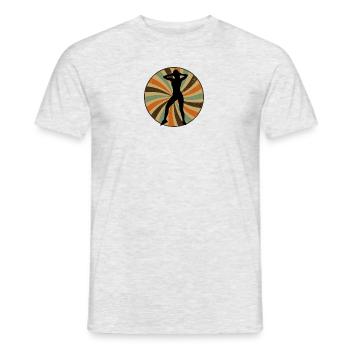 Exercise Cardio Aerobics - Men's T-Shirt - heather grey - Front - AI Model Male 178 dark (178cm)
