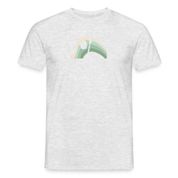 Cupcake Muffin Törtchen - Männer T-Shirt - Grau meliert - Vorne - AI Model Male 178 dark (178cm)