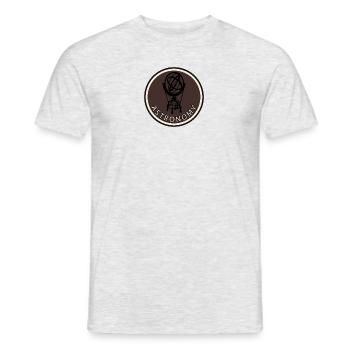 Astrophysik Astrophysics Astrophysics - Men's T-Shirt - heather grey - Front - AI Model Male 178 dark (178cm)