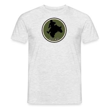 Cascadeur de VTT - T-shirt homme - gris chiné - Devant - AI Model Male 178 dark (178cm)