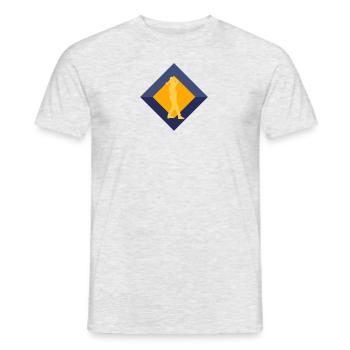 Axe Throwing Axe Axe Throwing - Men's T-Shirt - heather grey - Front - AI Model Male 178 dark (178cm)