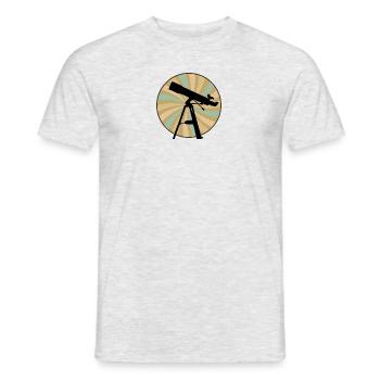 Astrophysique Astrophysicien physicien - T-shirt homme - gris chiné - Devant - AI Model Male 178 dark (178cm)