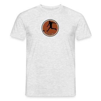 Joueur de futsal Joueur de futsal Équipe de futsal - T-shirt homme - gris chiné - Devant - AI Model Male 178 dark (178cm)