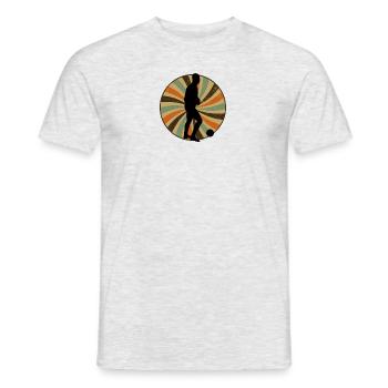 Futsal player Futsal player - Men's T-Shirt - heather grey - Front - AI Model Male 178 dark (178cm)
