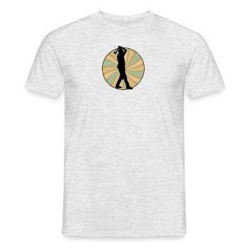 Axe Throwing Sport Axe Throwing - Men's T-Shirt - heather grey - Front - AI Model Male 178 dark (178cm)