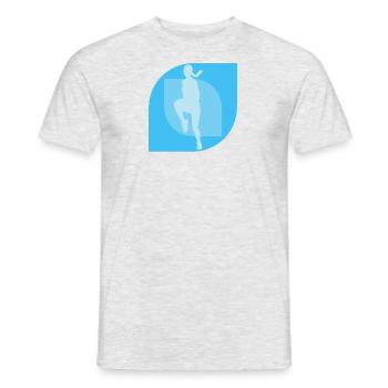 Entraînement aérobique Cardio - T-shirt homme - gris chiné - Devant - AI Model Male 178 dark (178cm)