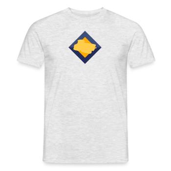 Landwirtschaft Kuh Ernte - Männer T-Shirt - Grau meliert - Vorne - AI Model Male 178 dark (178cm)