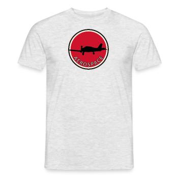 Aviator Pilot Aviator - Men's T-Shirt - heather grey - Front - AI Model Male 178 dark (178cm)
