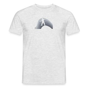 Pitcher Cricket Pitcher - Männer T-Shirt - Grau meliert - Vorne - AI Model Male 178 dark (178cm)