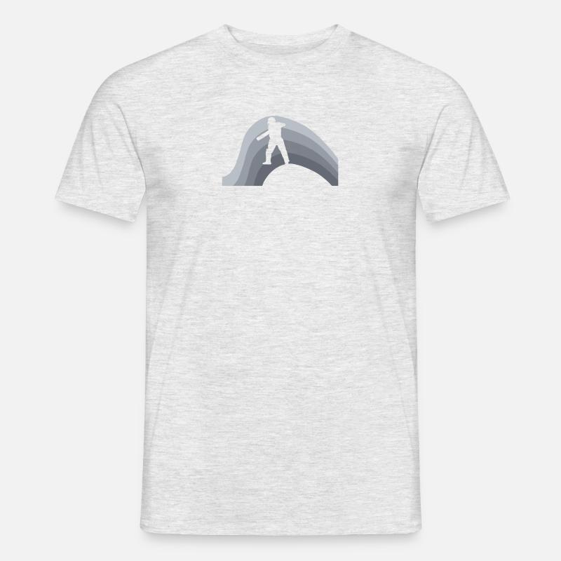 Pitcher Cricket Pitcher - Männer T-Shirt - Grau meliert