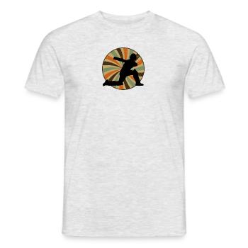 Cricketspieler Cricketspieler Cricket - Männer T-Shirt - Grau meliert - Vorne - AI Model Male 178 dark (178cm)