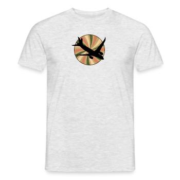 Luftfahrt Aerospace - Männer T-Shirt - Grau meliert - Vorne - AI Model Male 178 dark (178cm)