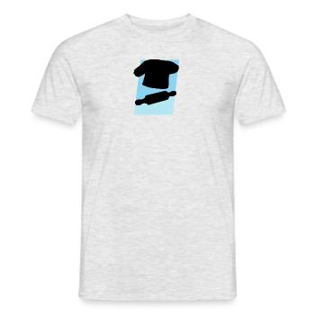 Cuisson du gâteau aux muffins - T-shirt homme - gris chiné - Devant - AI Model Male 178 dark (178cm)