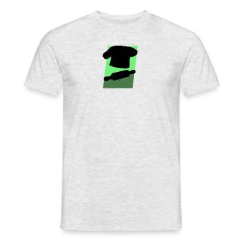 Backen Backwaren Bäckerei - Männer T-Shirt - Grau meliert - Vorne - AI Model Male 178 dark (178cm)
