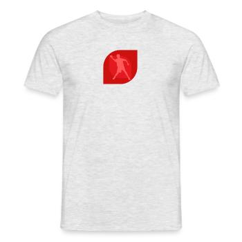 Dodgeball Ball Sports Dodgeball - Men's T-Shirt - heather grey - Front - AI Model Male 178 dark (178cm)