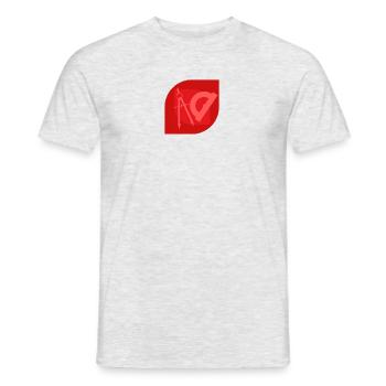 Architekt Bauingenieur Konstruktion - Männer T-Shirt - Grau meliert - Vorne - AI Model Male 178 dark (178cm)