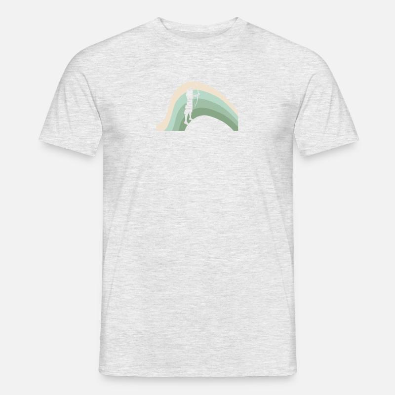 Bogenschütze Bogen - Männer T-Shirt - Grau meliert