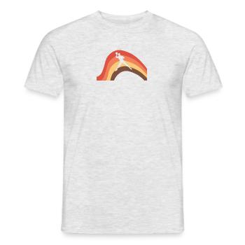 Joueur de ballon-chasseur Équipe de ballon-chasseur Sports de balle - T-shirt homme - gris chiné - Devant - AI Model Male 178 dark (178cm)