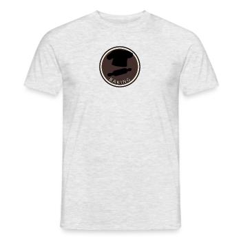 Kuchen Baking Cupcake - Männer T-Shirt - Grau meliert - Vorne - AI Model Male 178 dark (178cm)