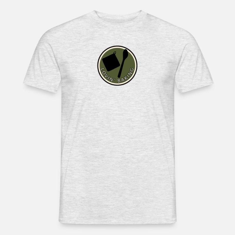 Backwaren Törtchen - Männer T-Shirt - Grau meliert