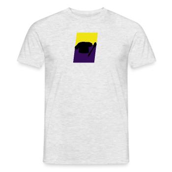 Gâteau à muffins de produits de boulangerie - T-shirt homme - gris chiné - Devant - AI Model Male 178 dark (178cm)