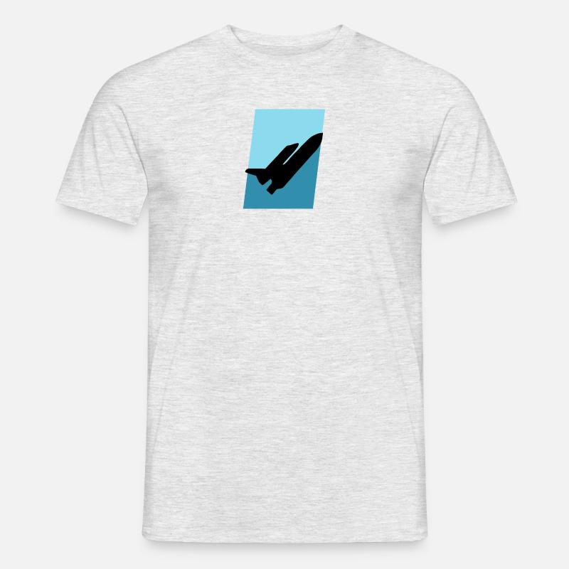 Aerospace Engineering Flugzeug Flugzeug - Männer T-Shirt - Grau meliert