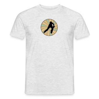 Cricketspieler Cricket Cricketmannschaft - Männer T-Shirt - Grau meliert - Vorne - AI Model Male 178 dark (178cm)