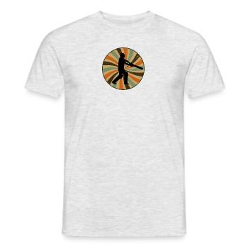 Pitcher Cricketteam Cricketmannschaft - Männer T-Shirt - Grau meliert - Vorne - AI Model Male 178 dark (178cm)