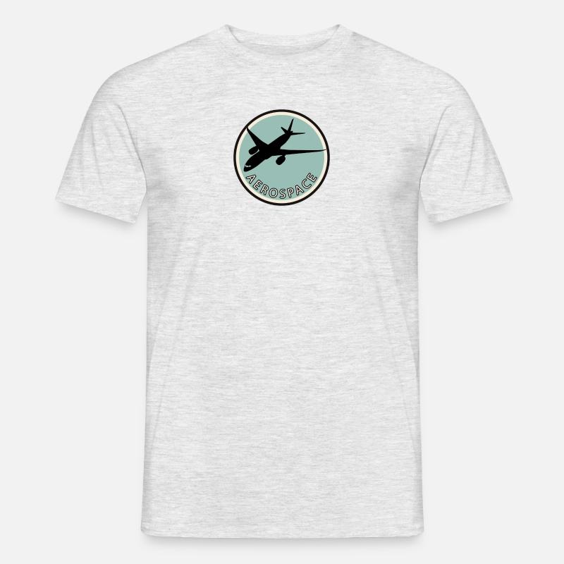 Flieger Luftfahrt Aerospace - Männer T-Shirt - Grau meliert