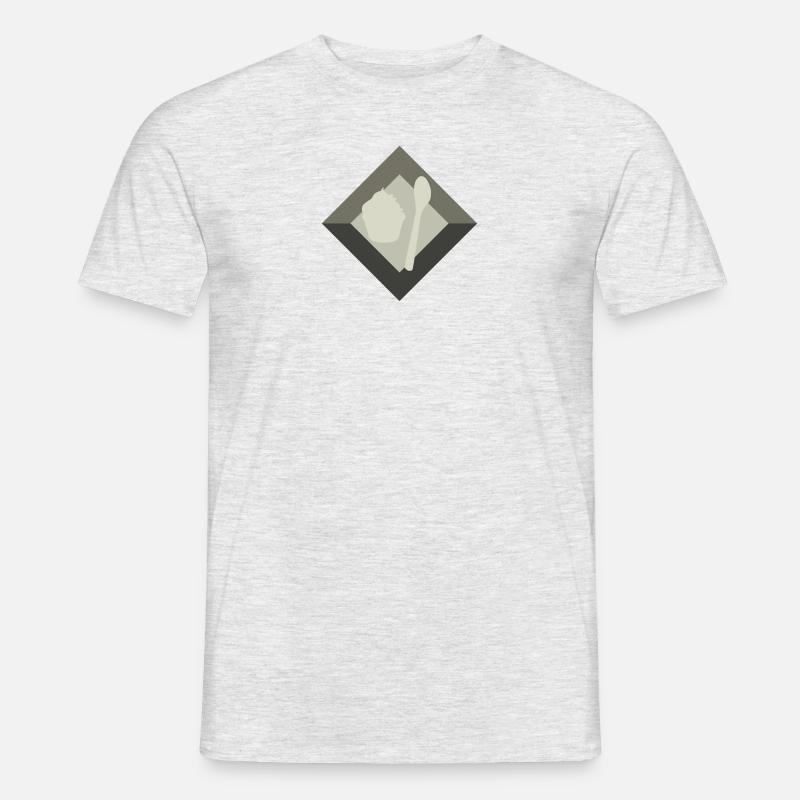 Cuisson de cupcakes Cuisson - T-shirt homme - gris chiné