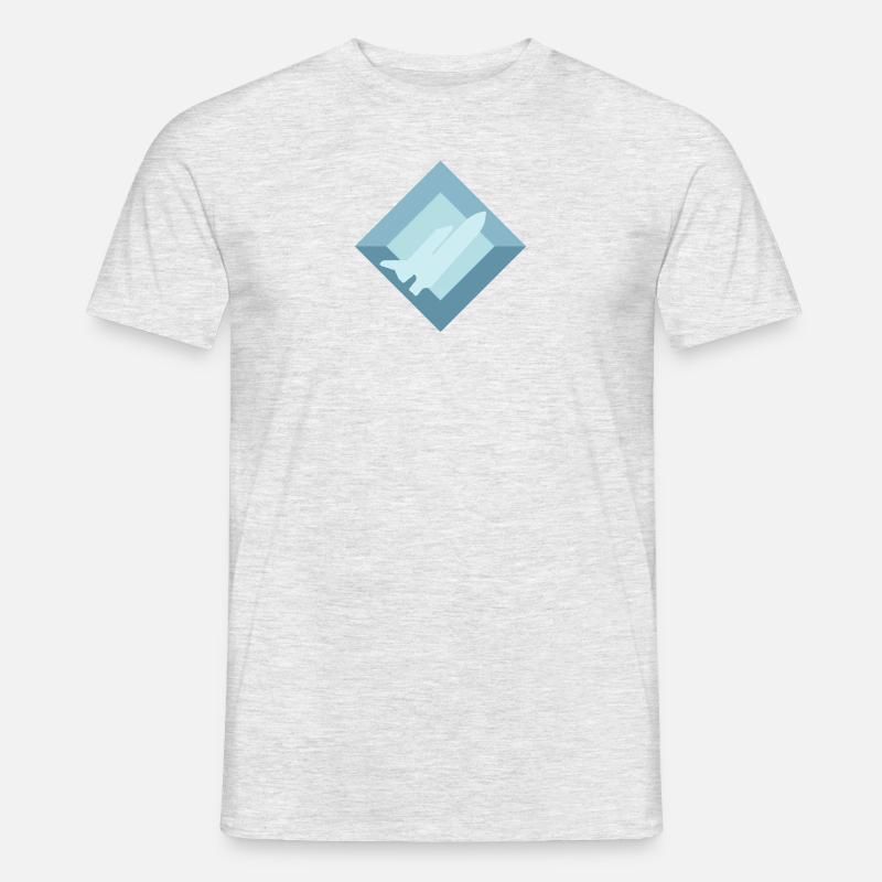 Aerospace Engineering Flieger Flugzeug - Männer T-Shirt - Grau meliert