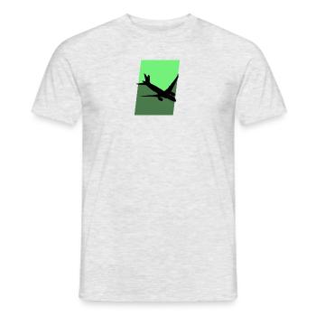 Aerospace Flieger Aerospace Engineering - Männer T-Shirt - Grau meliert - Vorne - AI Model Male 178 dark (178cm)