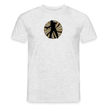 Équipe de cricket de cricket - T-shirt homme - gris chiné - Devant - AI Model Male 178 dark (178cm)