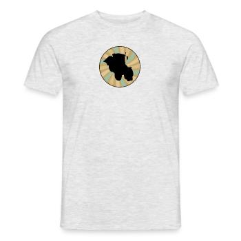 Agriculture paysanne - T-shirt homme - gris chiné - Devant - AI Model Male 178 dark (178cm)