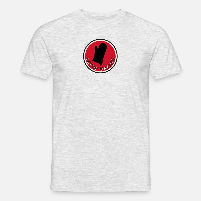 Baking Backen Kuchen - Männer T-Shirt - Grau meliert