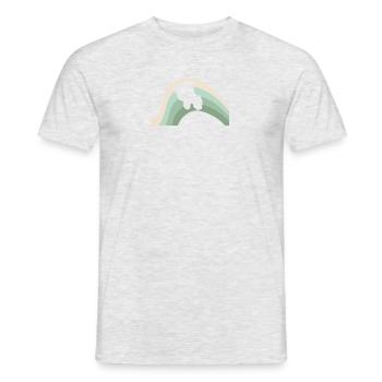 Récolte à la ferme - T-shirt homme - gris chiné - Devant - AI Model Male 178 dark (178cm)