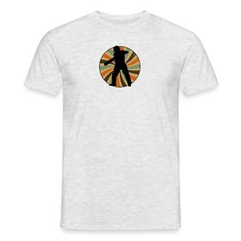 Cricket Cricketmannschaft - Männer T-Shirt - Grau meliert - Vorne - AI Model Male 178 dark (178cm)