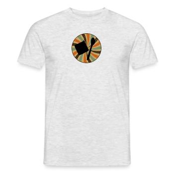 Backwaren Kuchen Cupcake - Männer T-Shirt - Grau meliert - Vorne - AI Model Male 178 dark (178cm)