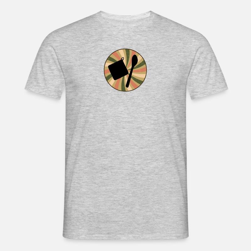 Backwaren Baking Backwaren - Männer T-Shirt - Grau meliert