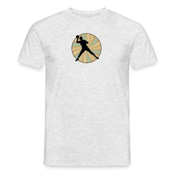 Dodgeball Team Dodgeball Player Ball Sports - Men's T-Shirt - heather grey - Front - AI Model Male 178 dark (178cm)