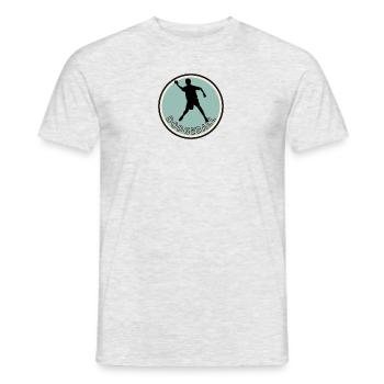 Dodgeball Players Team Dodgeball Team - Men's T-Shirt - heather grey - Front - AI Model Male 178 dark (178cm)