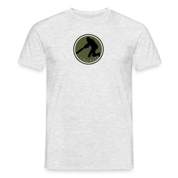 Cricketspieler Cricketmannschaft - Männer T-Shirt - Grau meliert - Vorne - AI Model Male 178 dark (178cm)