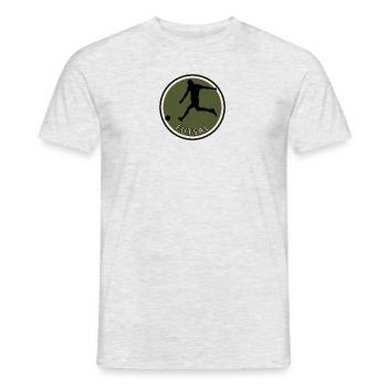 Équipe de futsal Joueur de futsal - T-shirt homme - gris chiné - Devant - AI Model Male 178 dark (178cm)