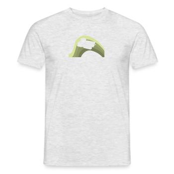 Agriculteur agricole - T-shirt homme - gris chiné - Devant - AI Model Male 178 dark (178cm)