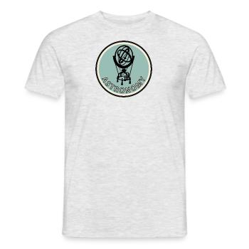 Physiker Astrophysik Astrophysik - Männer T-Shirt - Grau meliert - Vorne - AI Model Male 178 dark (178cm)